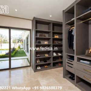 Wardrobe Design with Luxury Wooden Finish No-9115