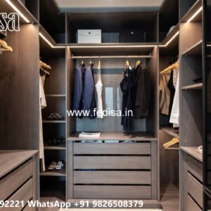 Beautiful Wardrobe Design with Contemporary Touch No-9119