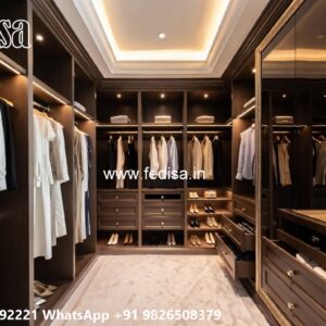 Minimal Wardrobe Design with Elegant Storage No-9121