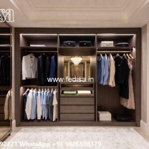 Luxury Wardrobe Design with Functional Features No-9124