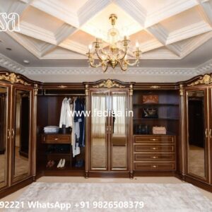 Smart Wardrobe Design with Stylish Storage No-9134