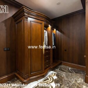 Elegant Wardrobe Design with Sleek Finish No-9141