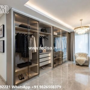 Space Saving Wardrobe Design with Luxury Appeal No-9149