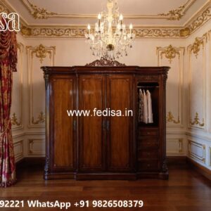 Premium Wooden Wardrobe Design Concepts No-9153