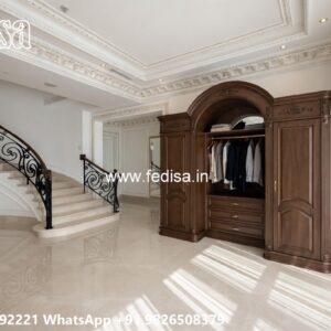 Elegant Wardrobe Design with Custom Shelves No-9162