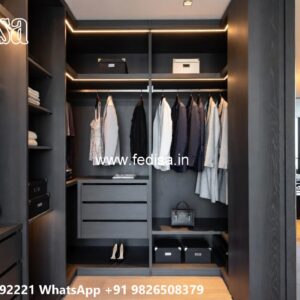 Wardrobe Design Ideas with Smart Layout No-9167