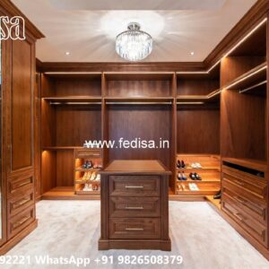 Premium Wardrobe Design with Wooden Texture No-9175