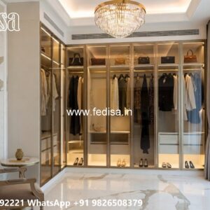 Luxury Wardrobe Design with Smart Shelving No-9184