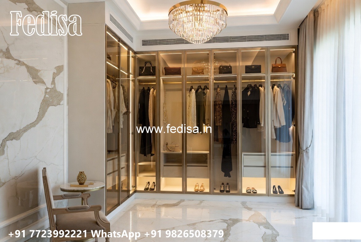 Luxury Wardrobe Design with Smart Shelving No-9184