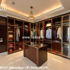Contemporary Wardrobe Design with Premium Finish No-9187