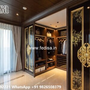 Smart Wooden Wardrobe Design Inspiration No-9199