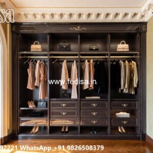Wardrobe Design Ideas with Elegant Storage Solutions No-9206