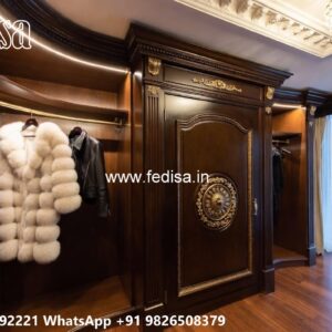 Stylish Wardrobe Design with Sleek Texture No-9209