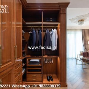 Luxury Wardrobe Design with Functional Layout No-9210