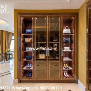 Wardrobe Design Ideas with Wooden Elegance No-9214