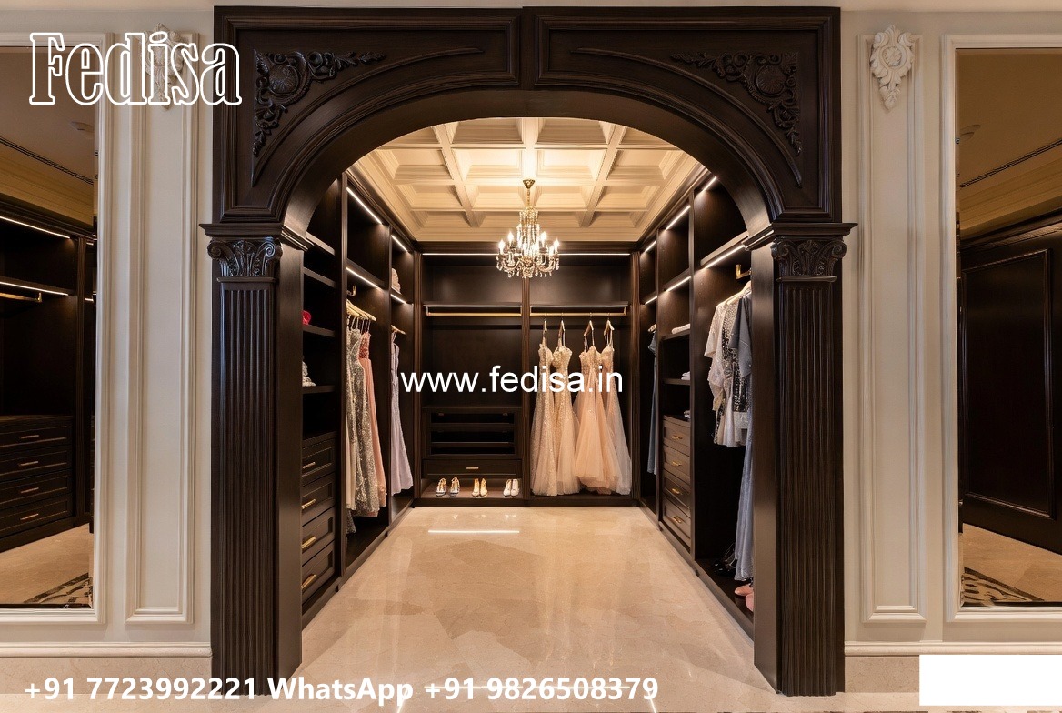 Stylish Wardrobe Design with Premium Wood Finish No-9225