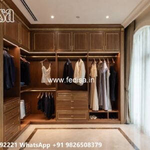 Contemporary Wardrobe Design with Sleek Doors No-9235