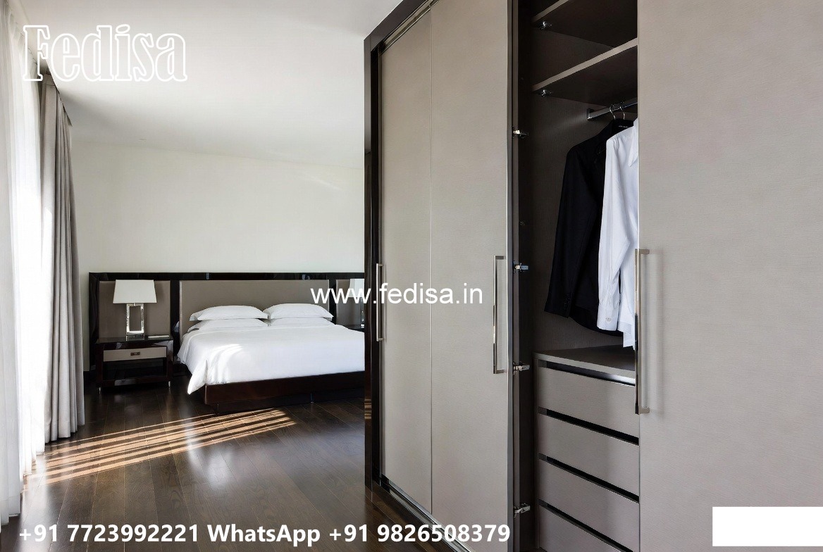 Luxury Wardrobe Design with Mirror Elegance No-9245