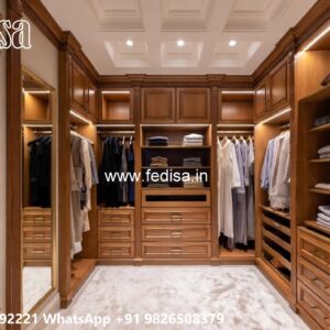 Elegant Sliding Wardrobe Design with Smart Storage No-9250