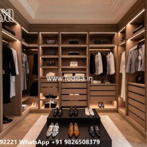 Smart Wardrobe Design with Elegant Interiors No-9257