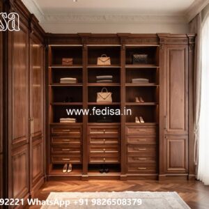 Contemporary Wardrobe Design with Mirror Panels No-9265