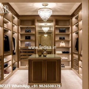 Premium Wardrobe Design with Elegant Wooden Finish No-9272