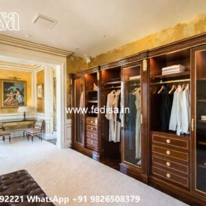 Stylish Wardrobe Design with Contemporary Storage No-9274