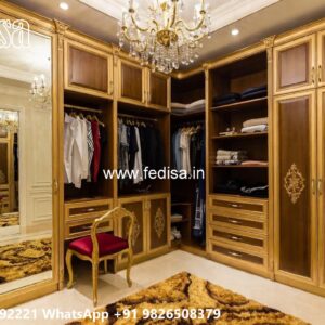 Elegant Wardrobe Design with Modern Mirror Finish No-9277