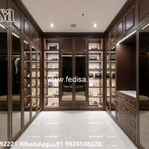 Contemporary Wardrobe Design with Smart Lighting No-9278