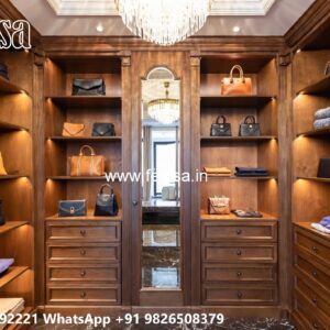 Stylish Wardrobe Design with Luxury Storage Features No-9289