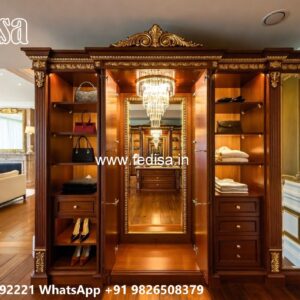 Antique Wooden Wardrobe Design Ideas No-9598