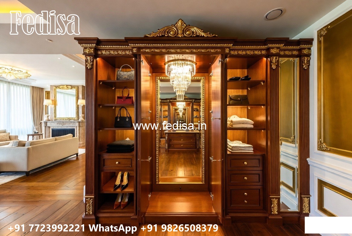 Antique Wooden Wardrobe Design Ideas No-9598