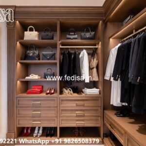 Traditional Wardrobe Design with Luxury Finish No-9602