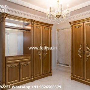 Elegant Wooden Wardrobe Design Concepts No-9617