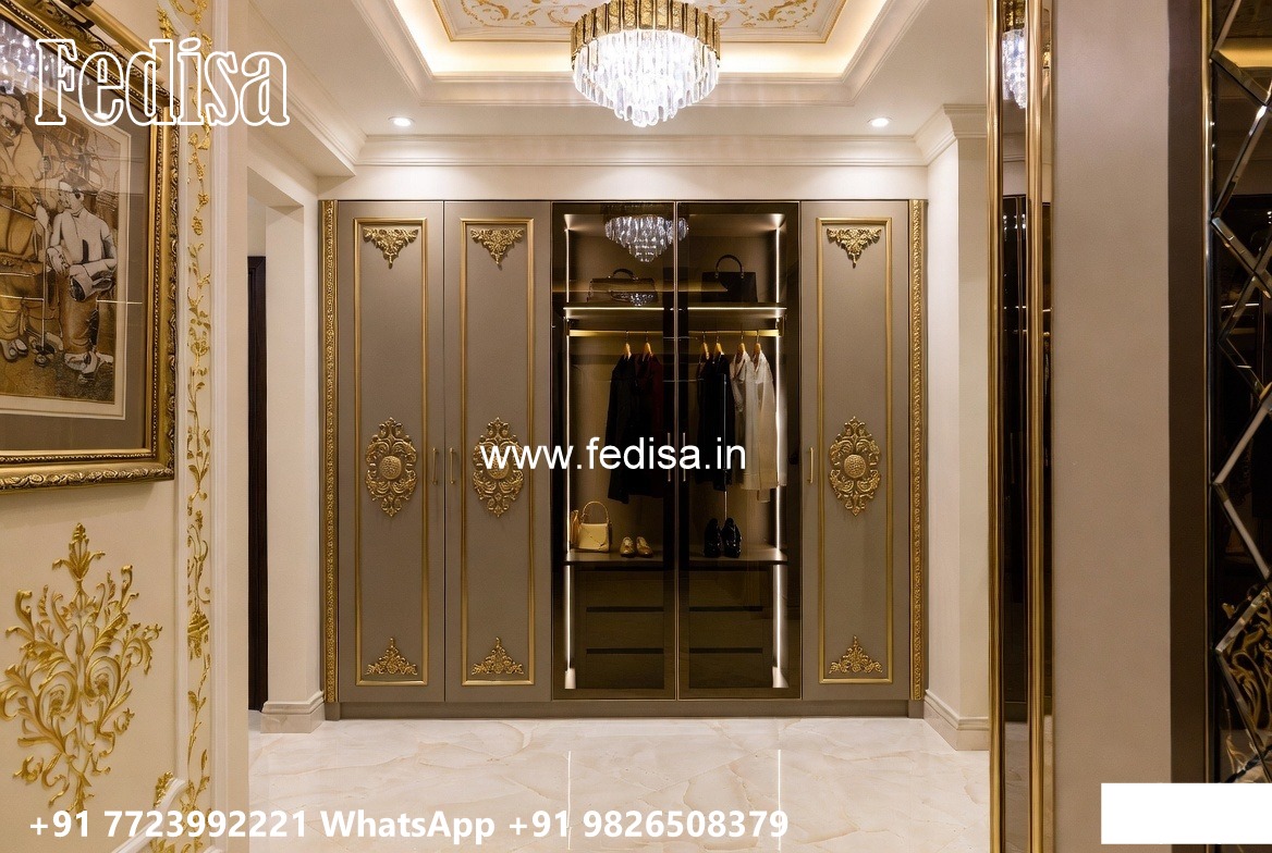 Wooden Wardrobe Design with Classic Elegance No-9639