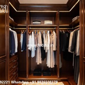 Classic Wardrobe Design with Elegant Storage No-9645
