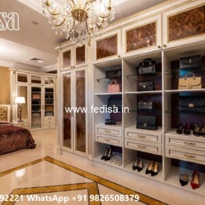 Elegant Wooden Wardrobe for Luxury Homes No-9673