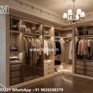 Classic Bedroom Wardrobe with Rich Texture No-9684