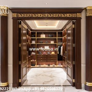 Elegant Wardrobe Design with Traditional Style No-9688
