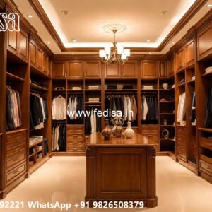 Elegant Wardrobe Design with Antique Style No-9705
