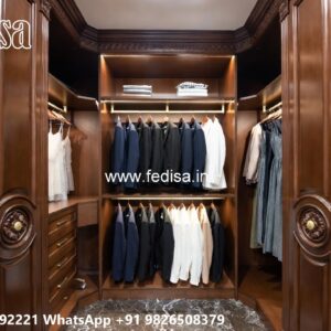 Classic Wardrobe Design with Artistic Finish No-9724