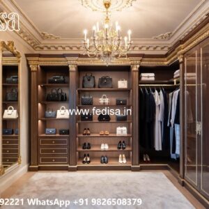 Classic Wardrobe Design with Decorative Accents No-9728