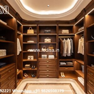 Classic Wardrobe Design with Stylish Storage No-9751