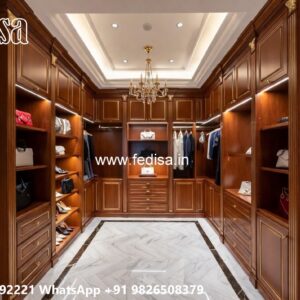 Royal Wooden Closet with Artistic Craftsmanship No-9760