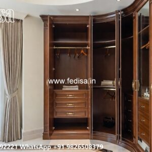 Royal Wardrobe Design with Handcrafted Finish No-9769