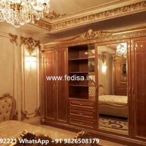 Classic Wooden Closet with Elegant Texture No-9779