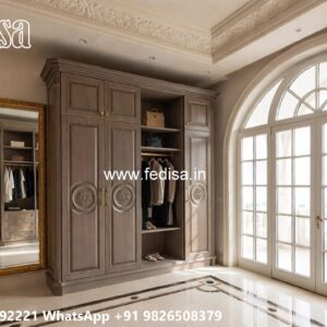 Traditional Bedroom Wardrobe with Decorative Style No-9780