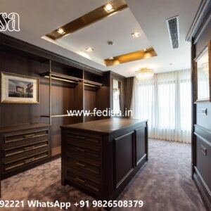Elegant Bedroom Wardrobe with Rich Finish No-9793