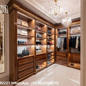 Elegant Wardrobe Design with Royal Charm No-9800