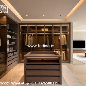 Elegant Wooden Wardrobe with Timeless Charm No-9818